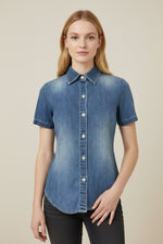 Blusa denim GAP Mujer